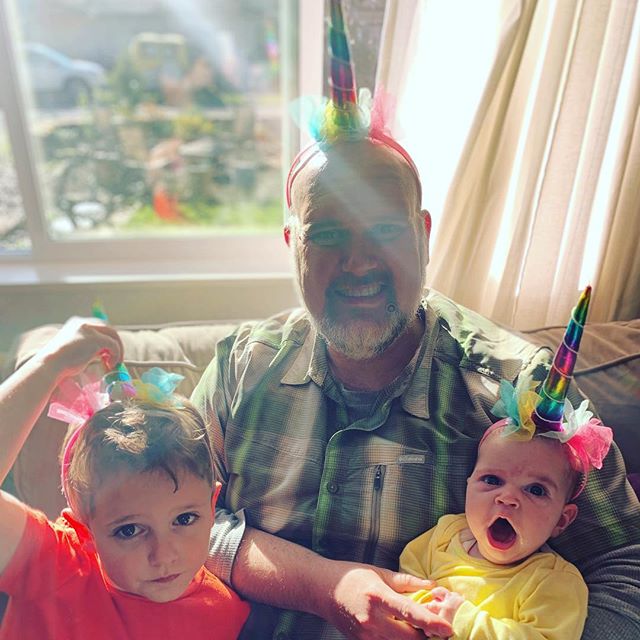 I sure love these magical unicorn humans 🌈 .
.
.
#theluminouswild #unicorn #fourthtrimester #instagood #happybirthday