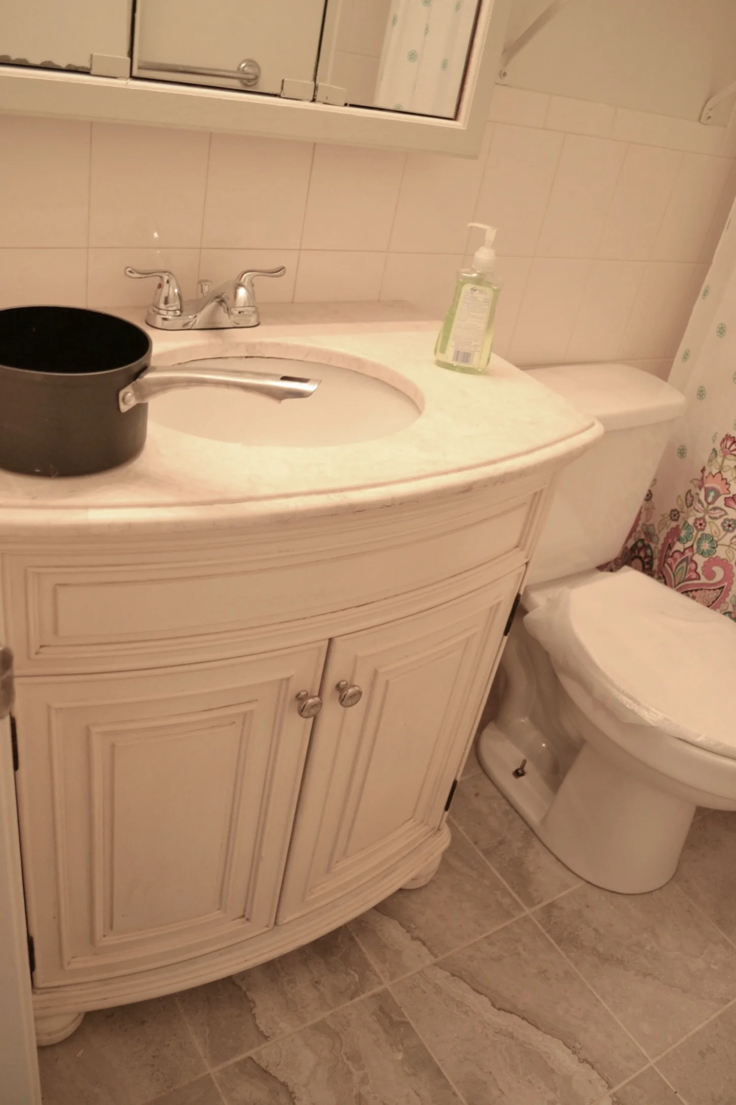 Condo Before-Bathroom (why is there a pot???)