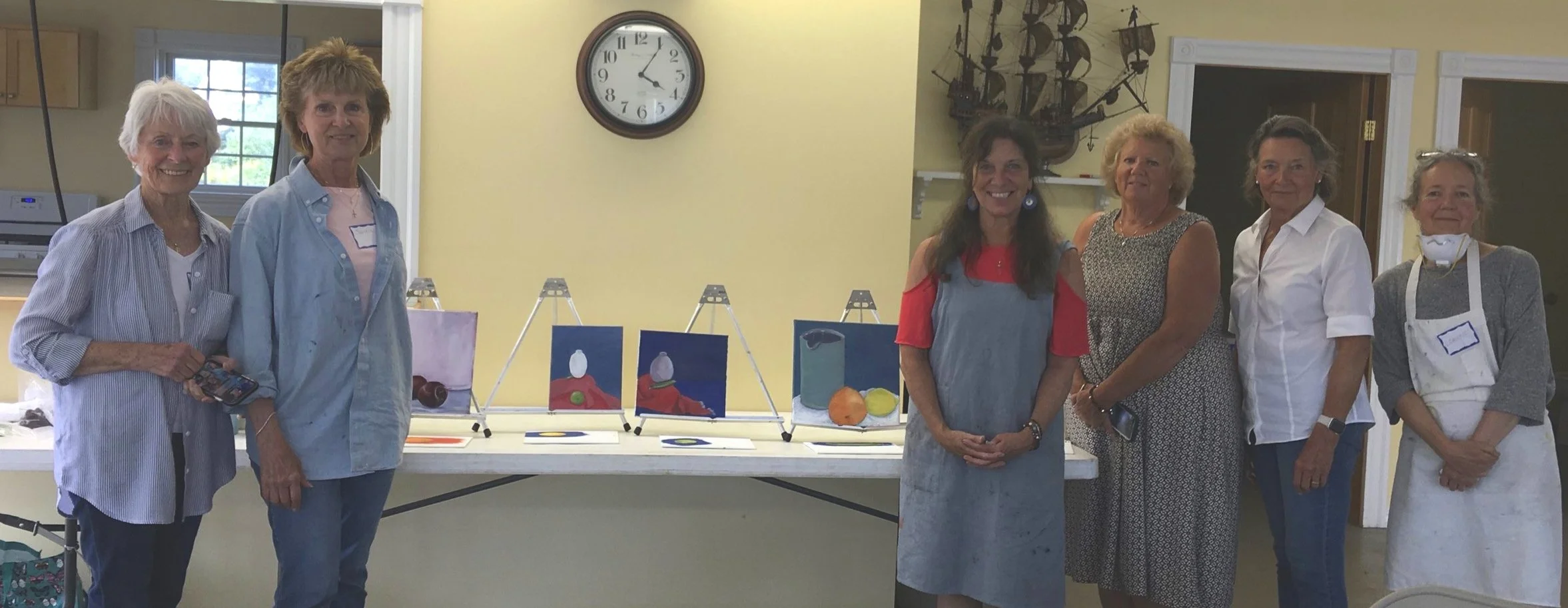 Teaching Beginning Oil Painting in a Day Workshop