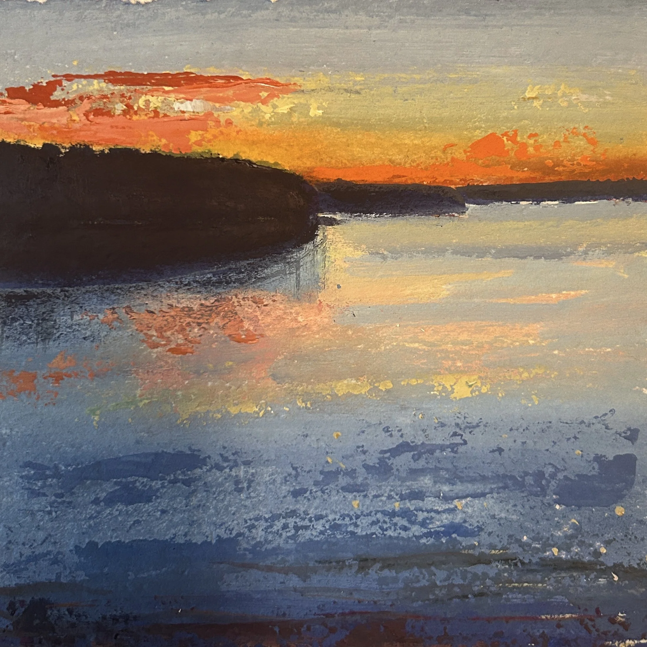 Maine Island Sunset