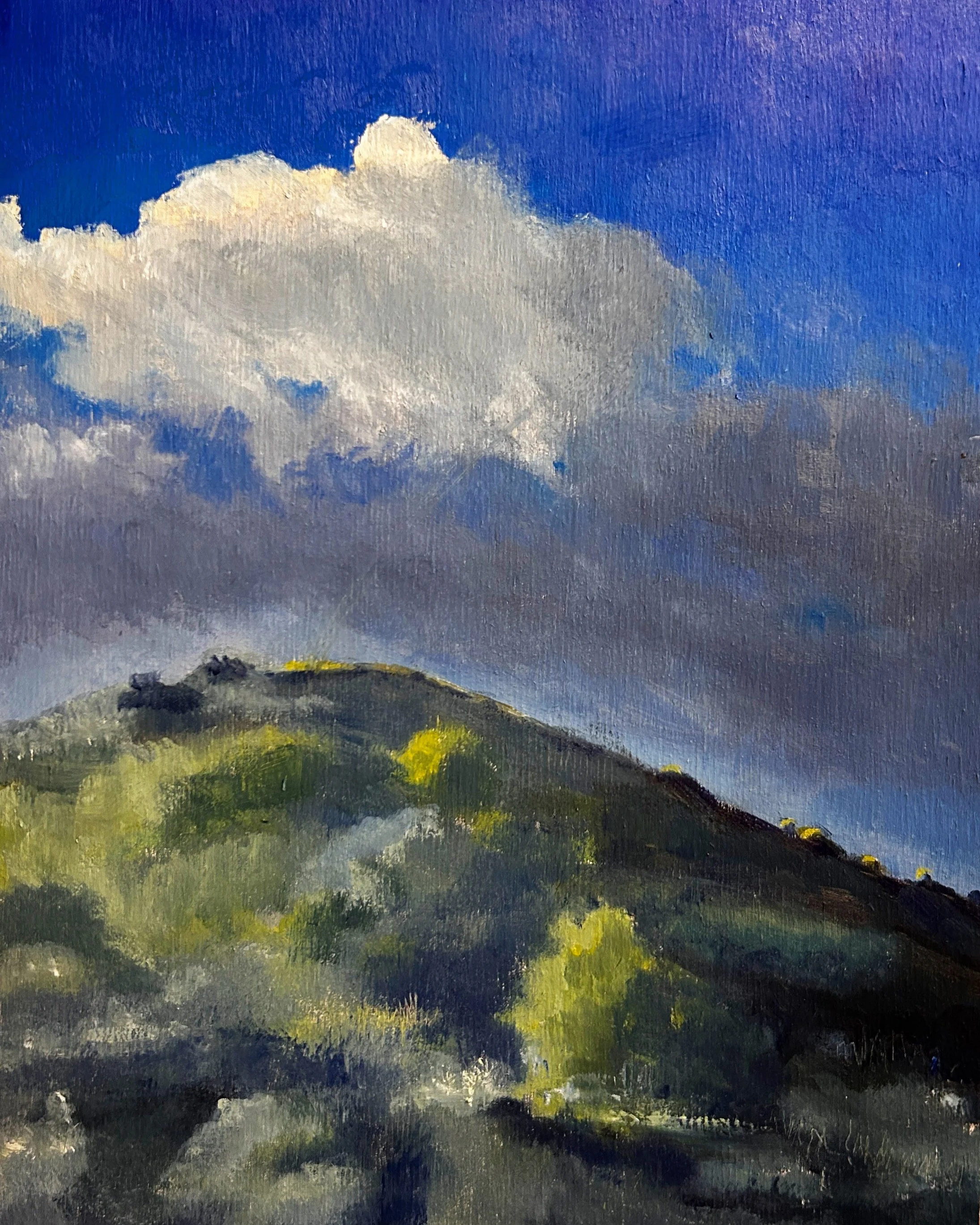 Sicilian Mountain with Cloud