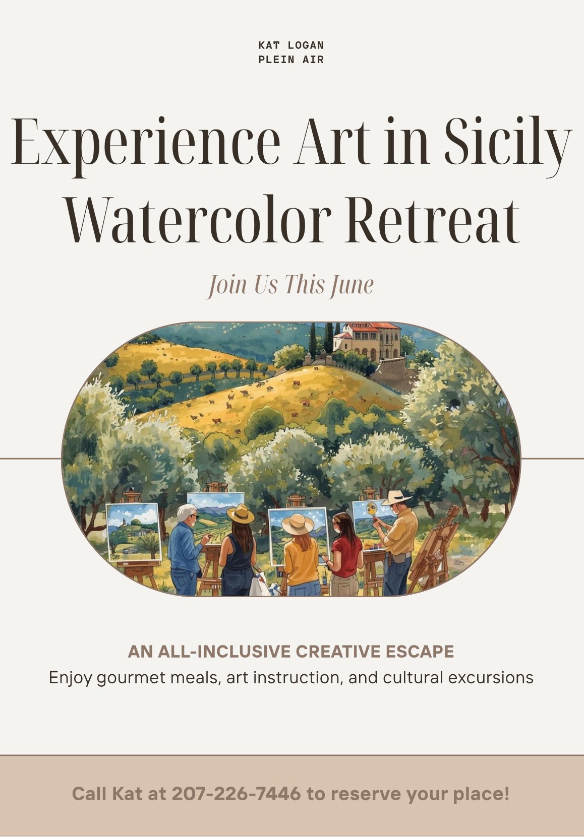 Sicilian Art Retreat with Kat Logan, June 2026