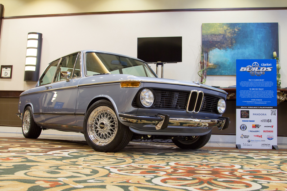 Next steps, the Clarion Builds BMW 2002 gets a Clarion audio system! Stay tuned!