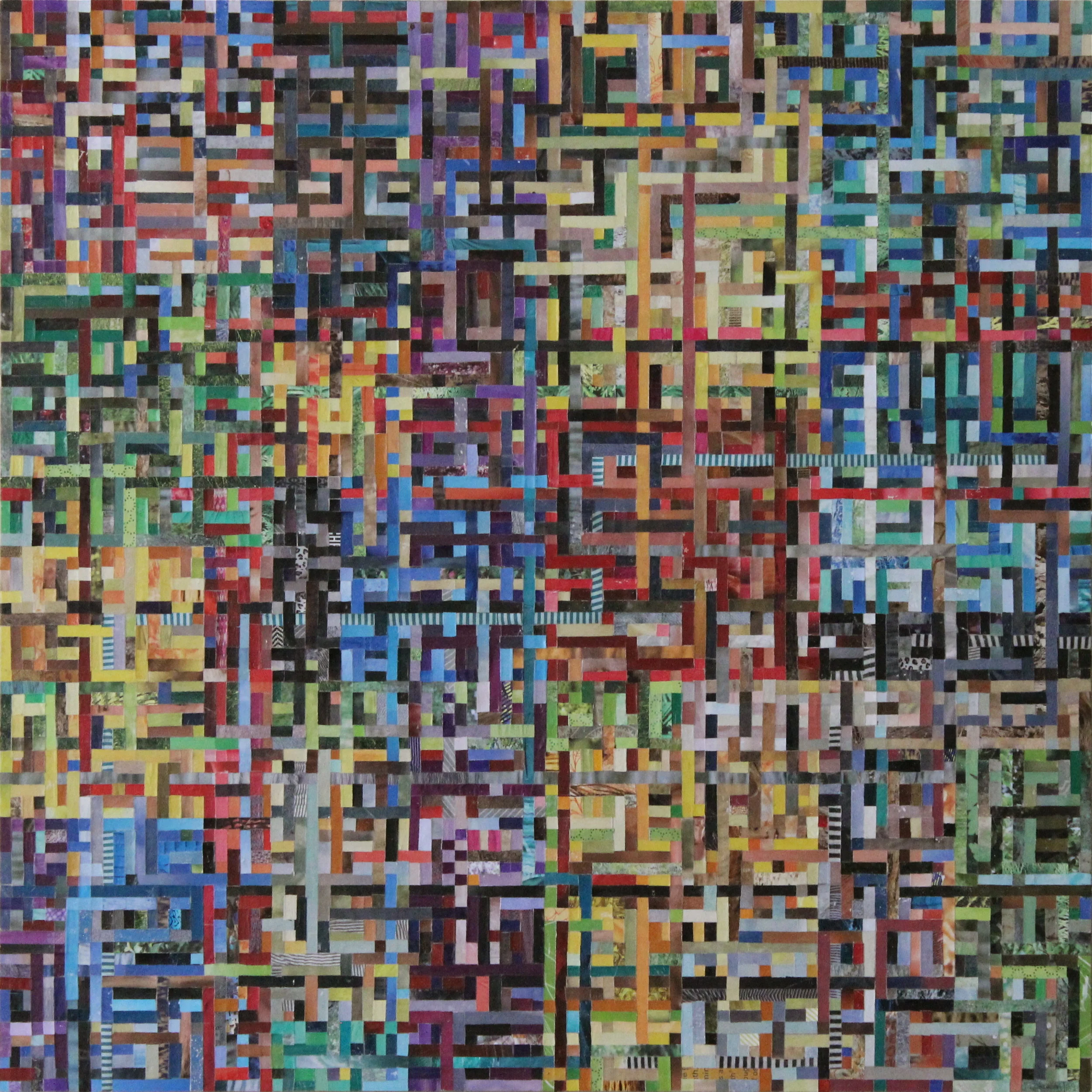 "Go Go Go" collage by Cornelia Bremer Smith