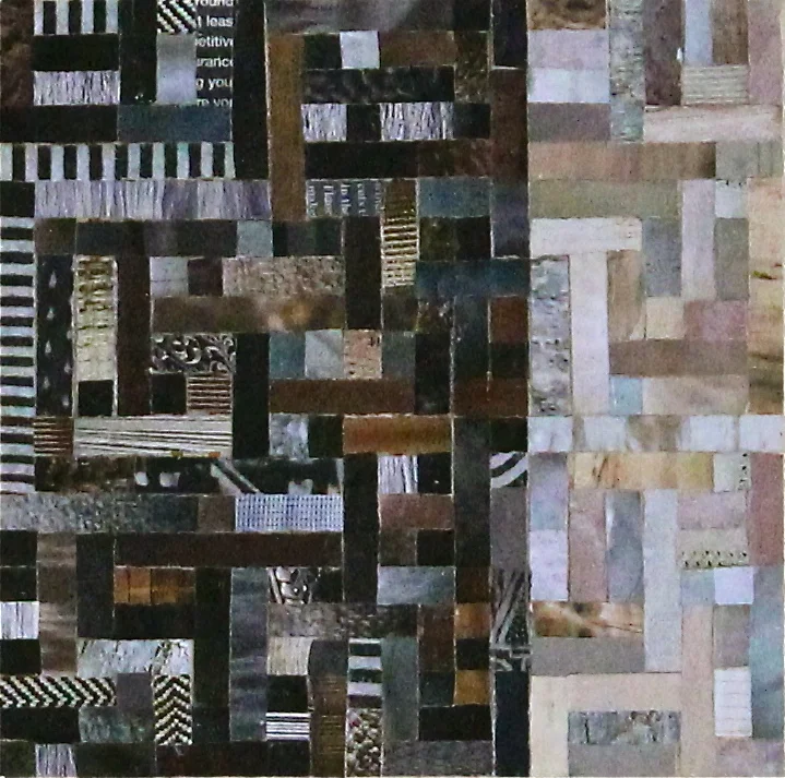 "Black & White" collage by Cornelia Bremer Smith