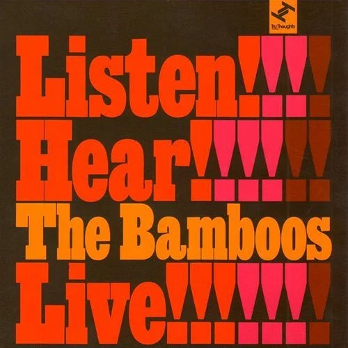 44. The Bamboos 'Listen! Hear! The Bamboos Live! Tru Thoughts CD TRUCD155 (Tru Thoughts) UK 2008 1. Intro - Jan Jan/Sing A Simple Song/Lickin' Stick, Lickin' Stick/Doin' It To Death/Root Down (And Get It) 2. The Bamboos Theme 3. Another Day In The Life Of Mr Jones 4. The Witch 5. Step It Up 6. I Don't Wanna Stop 7. Bring It Home 8. Interlude - Hot Pants Break Down/Captain Buckles/Upstairs On Boston Road/Ghetto Funk/Sister Janie 9. My Baby's Cheating (I Sure Got The Feeling) 10. Never Did I Stop Loving You 11. Amen Brother