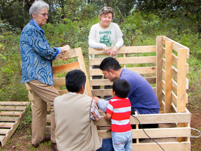 The First Step to Organic Farming: Bernadette Martin Teaches the Basics of Composting to the Centro de Paz