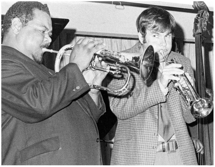 Lennie Johnson playing with Herb Pomeroy, 1970.