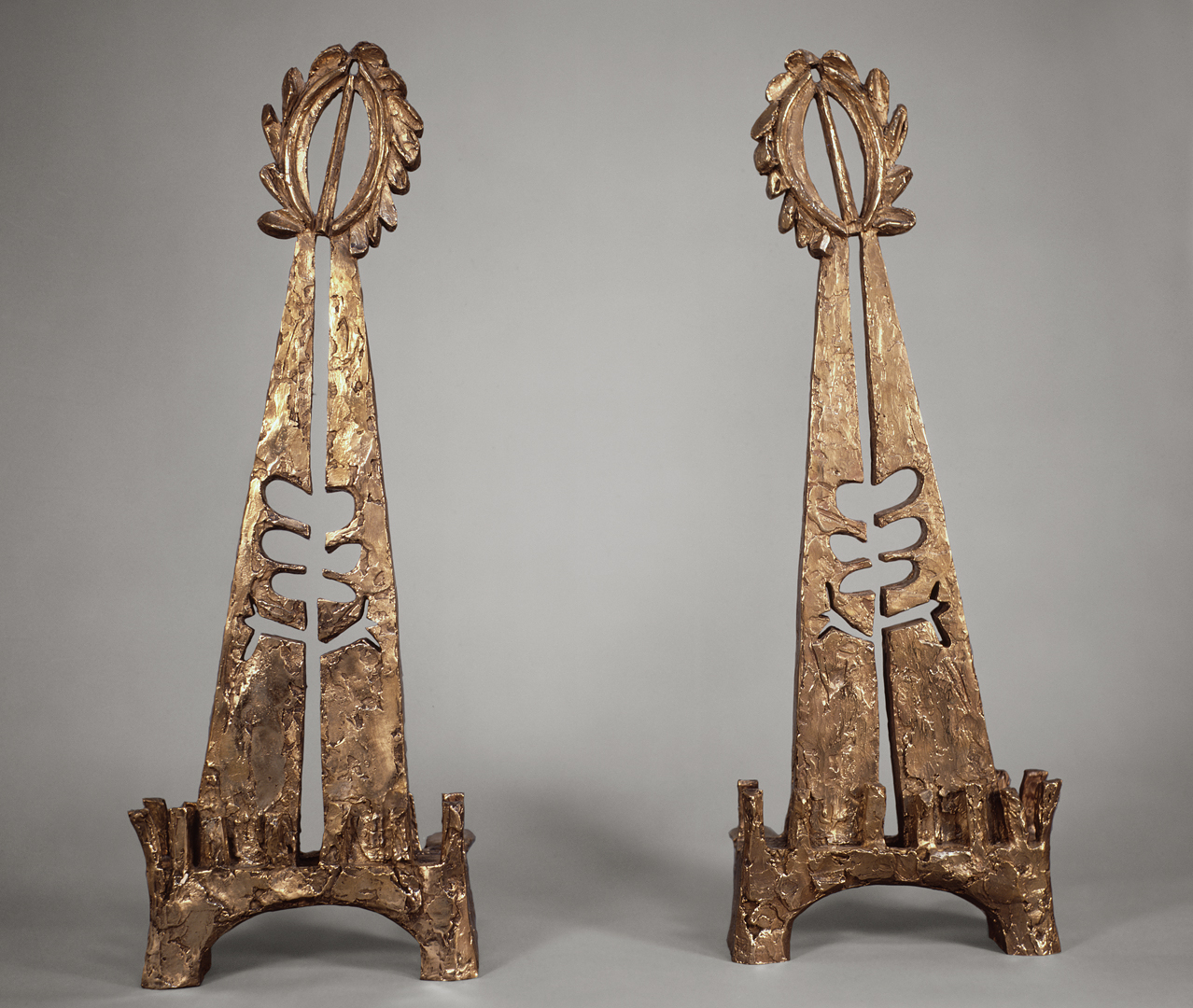 WYLDE FLOWERS ANDIRONS