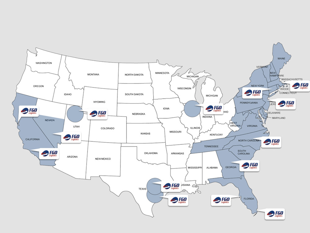 *FGO Flags denote warehouse locations