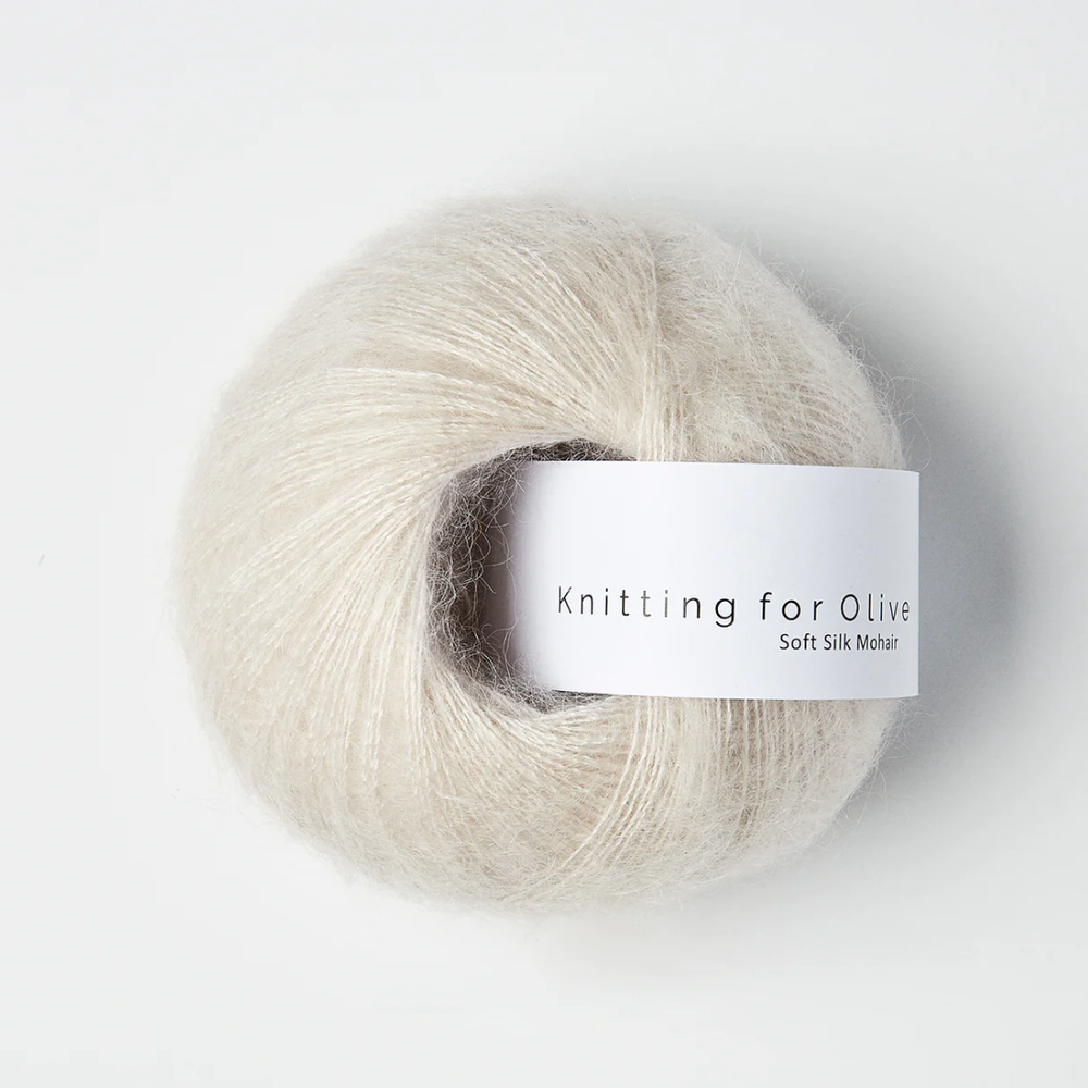 Knitting for Olive Soft Silk Mohair - Clover Green