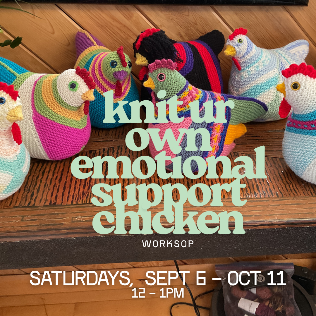 Knit Your Own Emotional Support Chicken