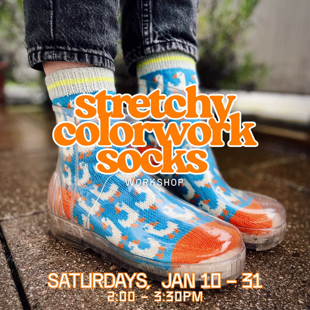 Stretchy Colorwork Socks Workshop