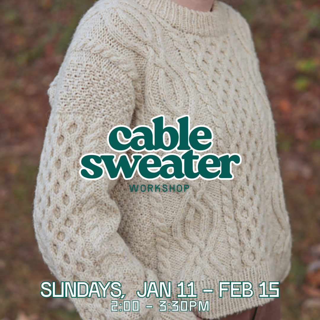 Cable Sweater Workshop