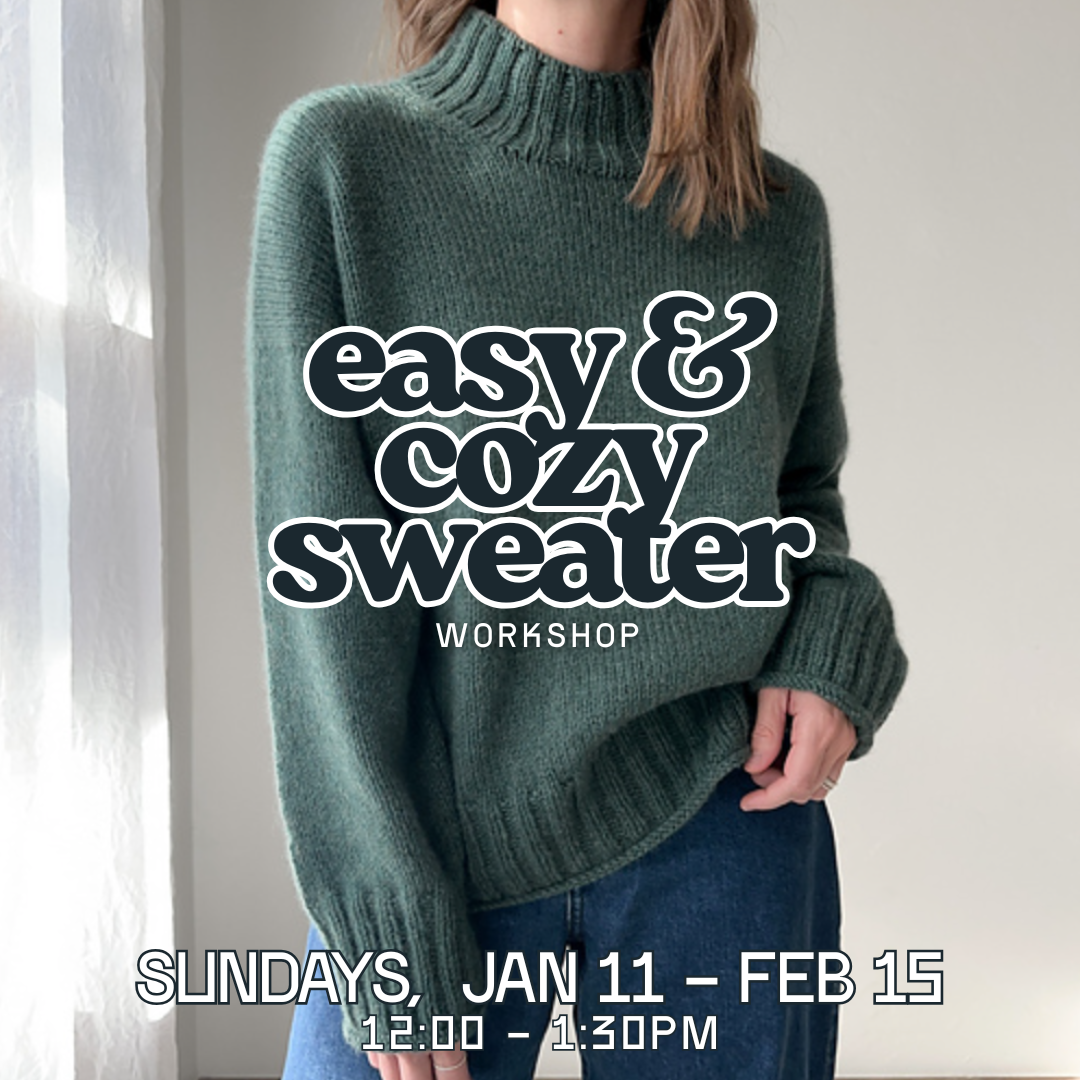 Easy Cozy Sweater Workshop