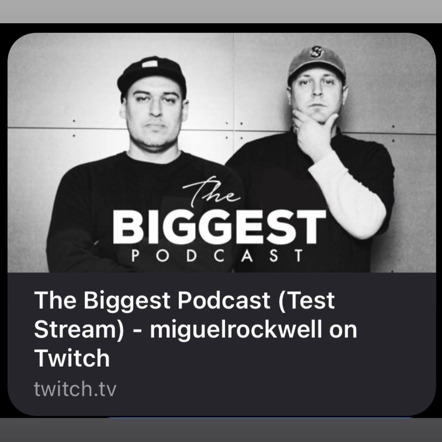 Aye! It&rsquo;s a Holiday Miracle! We&rsquo;re BACK on our BS with a test run of the new format. Well endowed with jokes and holiday cheer! You BETTER get to @miguelrockwell&rsquo;s twitch and peep the steez. We&rsquo;re getting the band back togethe