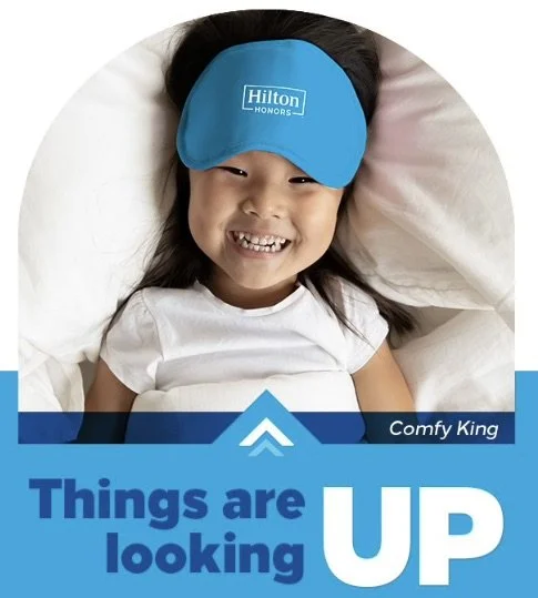 Hilton Honors Room Upgrade Email + Social