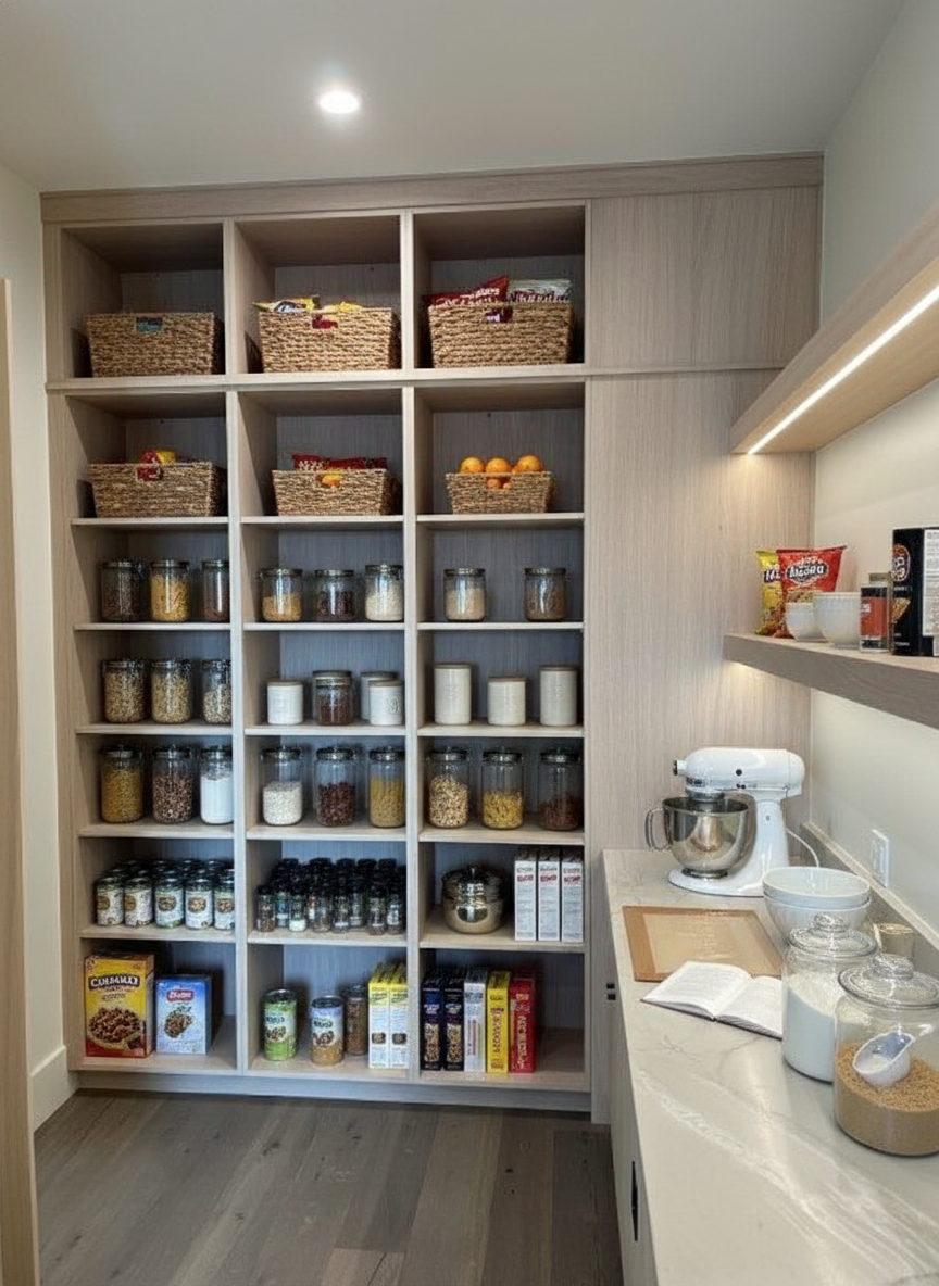 Closets cabinetry detail