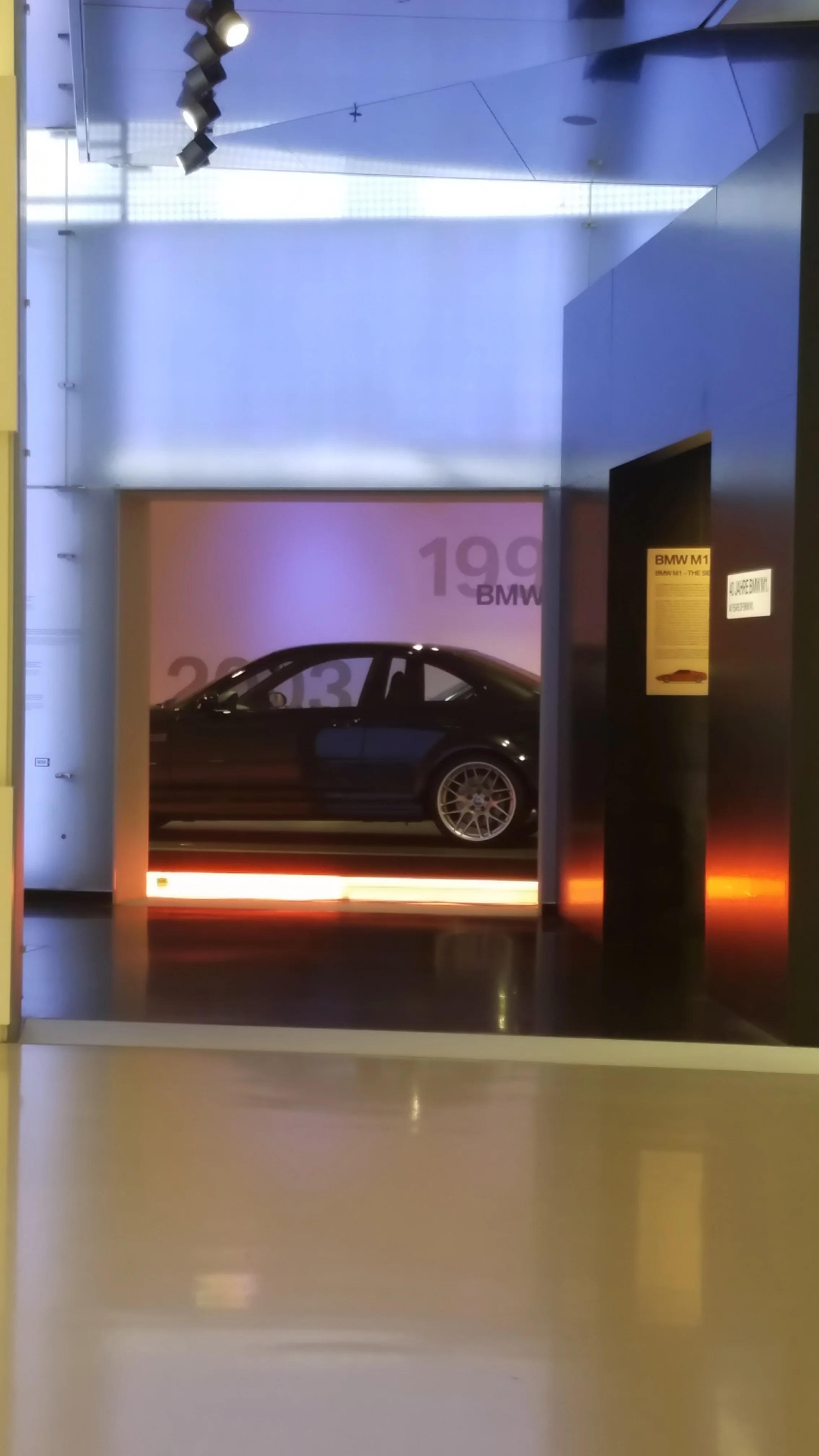 I saw my car a few showrooms away and very impatiently ran over to it.