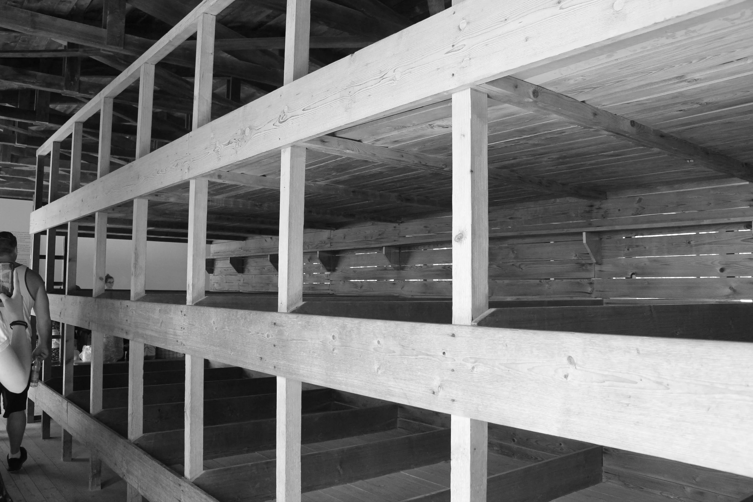 These beds were for the "upper class" prisoners. They got the beds to themselves, bed linens, and extra food rations.