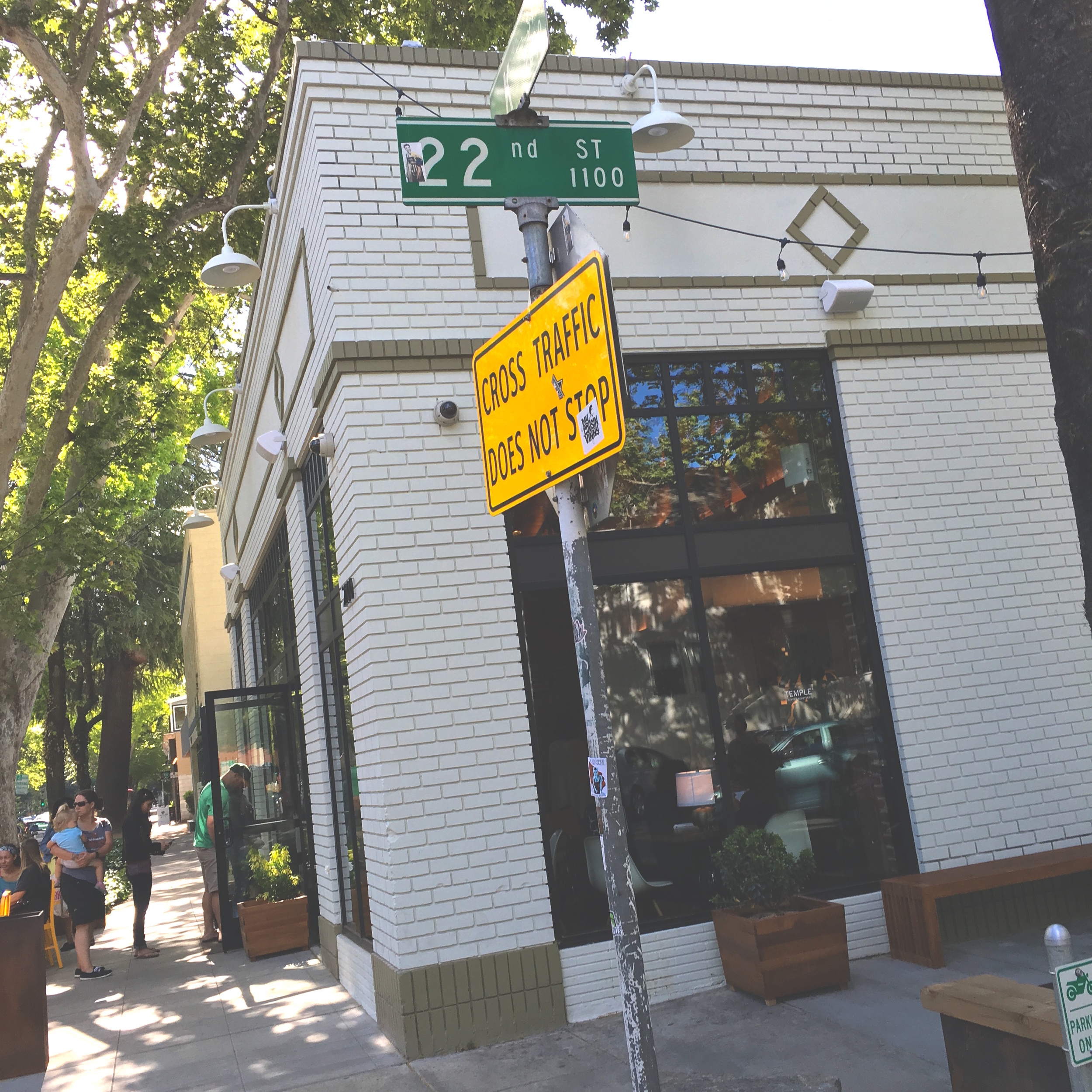 Temple Coffee on K Street & 22nd.