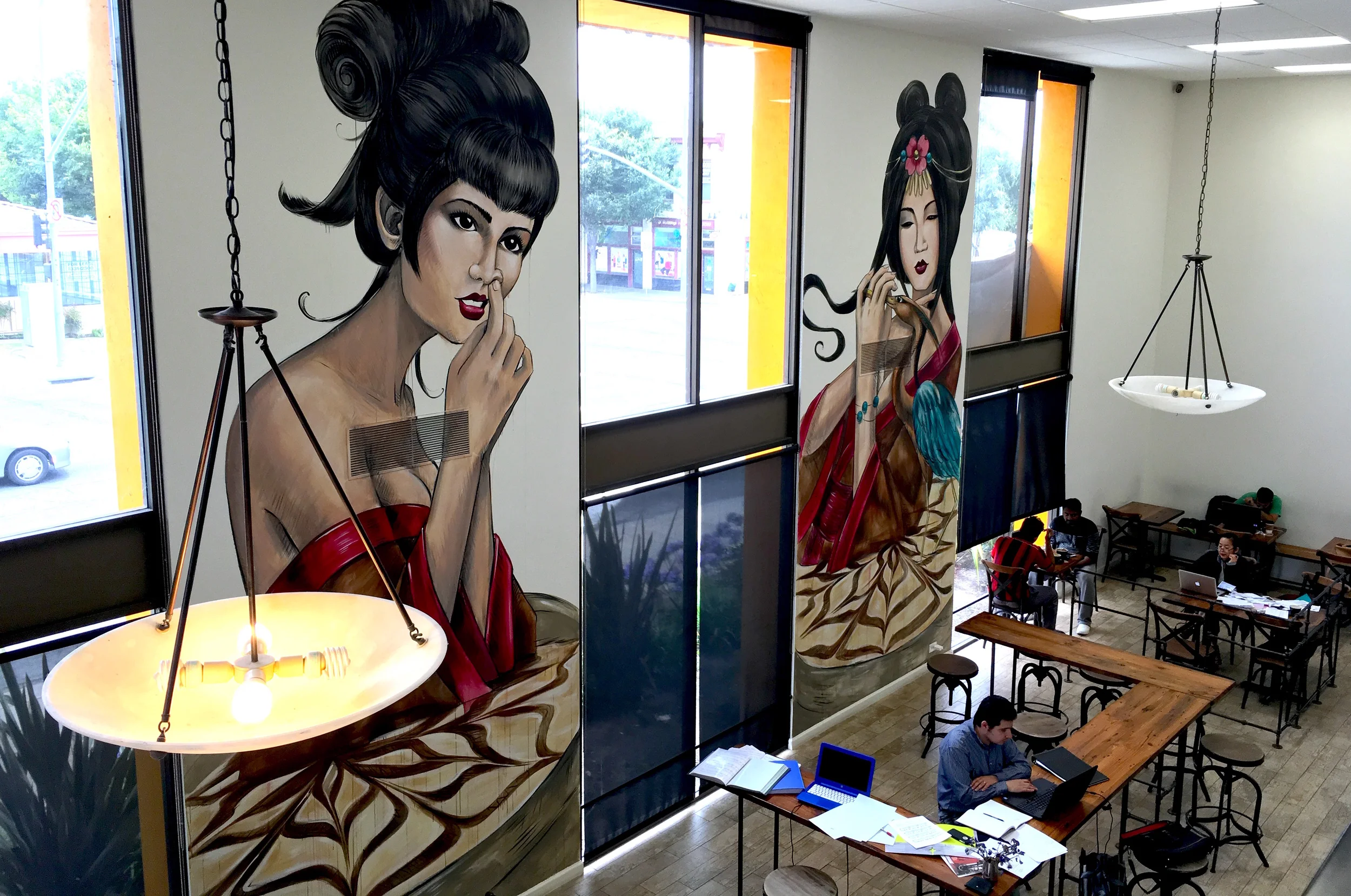 Slapface Coffee Murals
