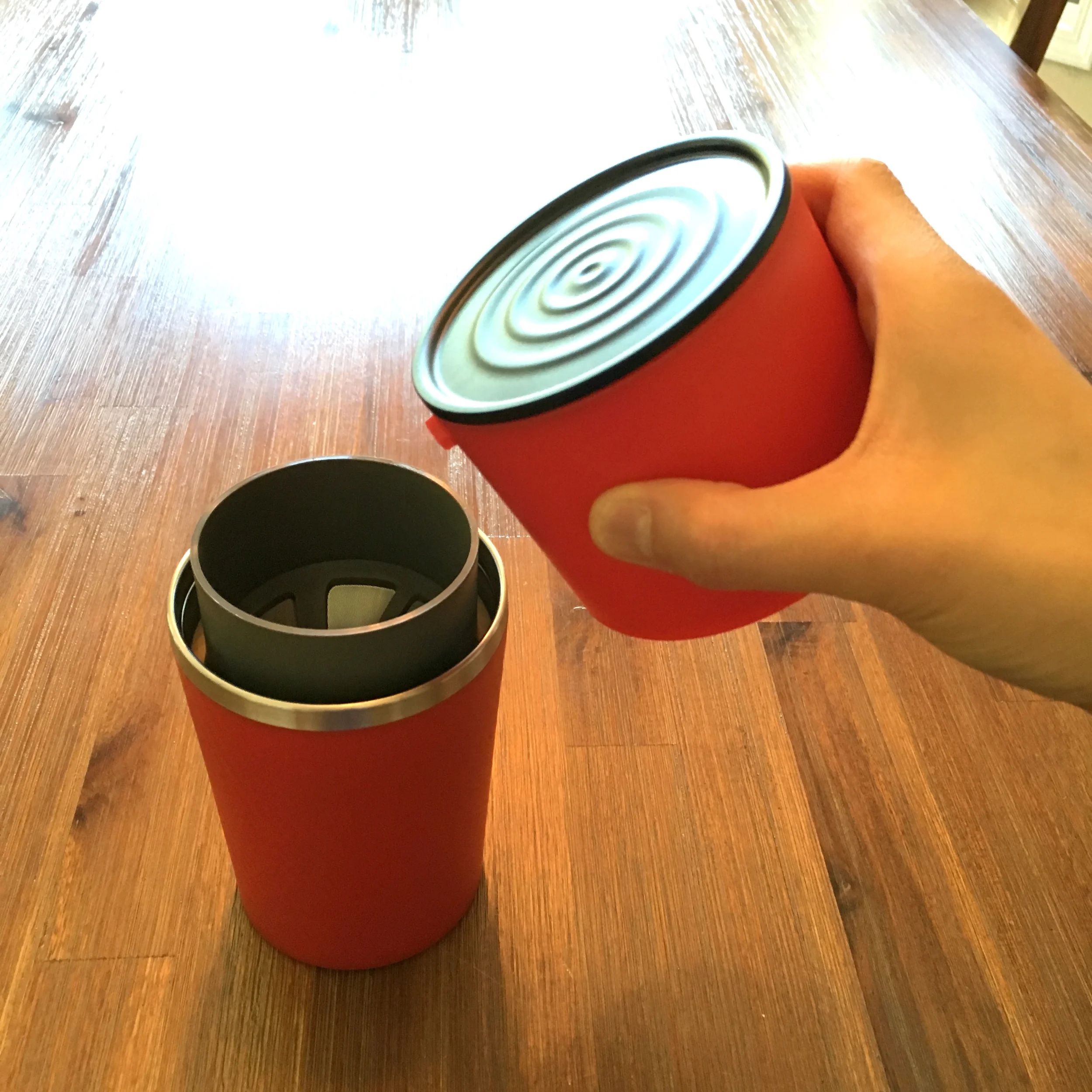 Pour Kettle With Cover Lid