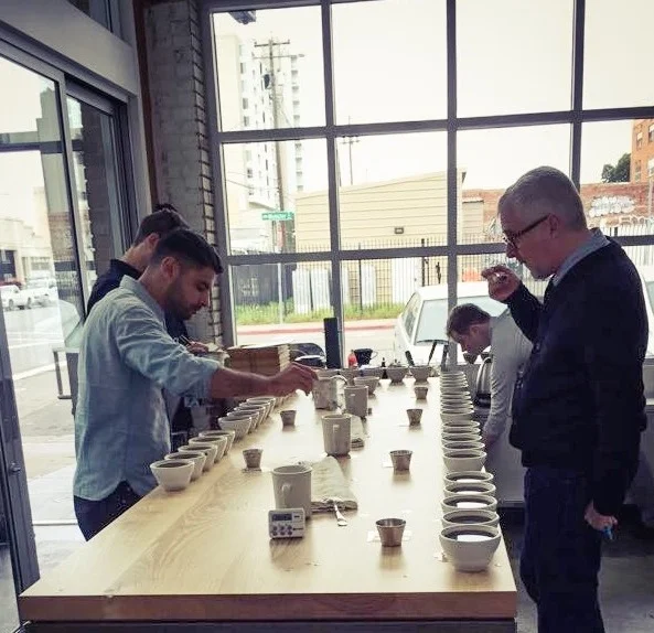 Blue Bottle Blind Cupping Session