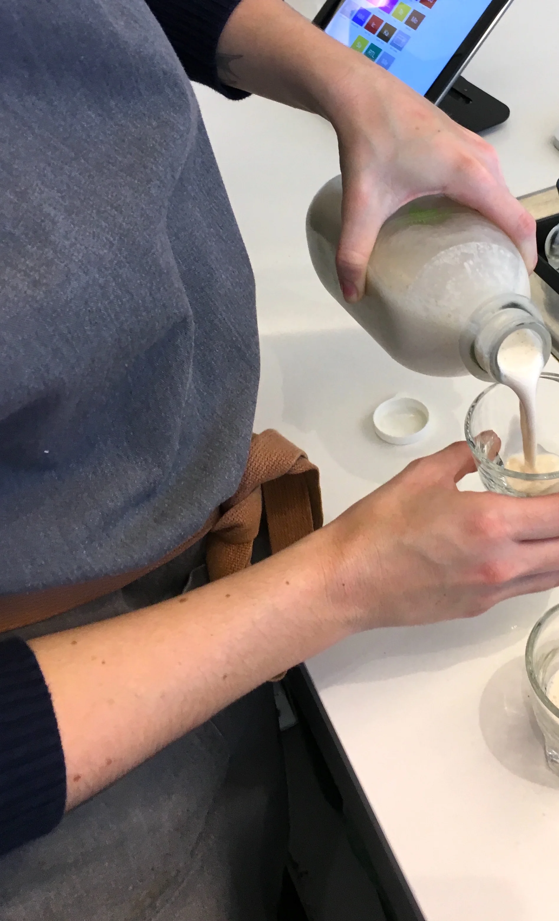 Initial Taste Test at Refrigerated Temperature