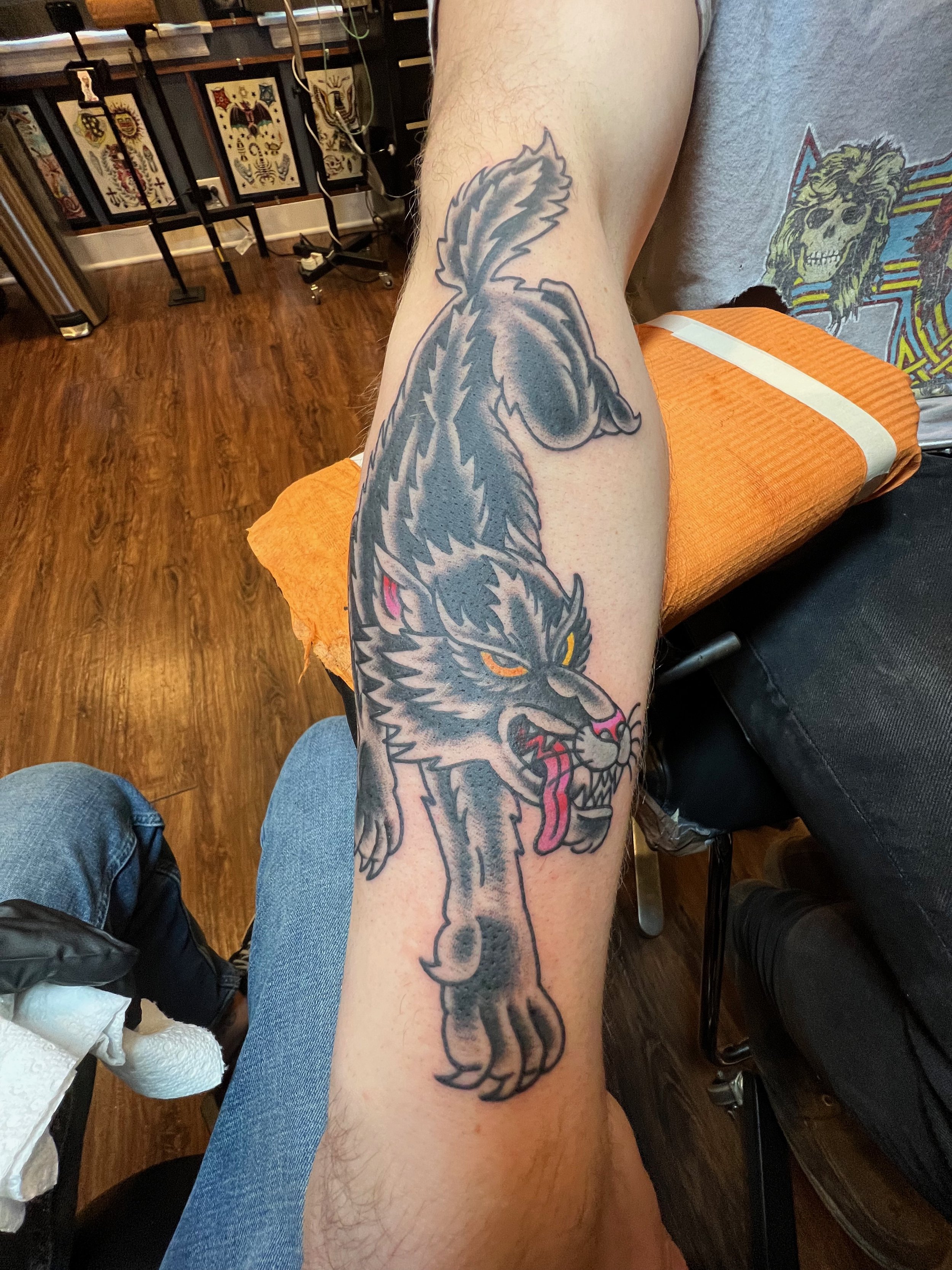 100 Traditional Werewolf Arm Tattoo Design png  jpg 2023