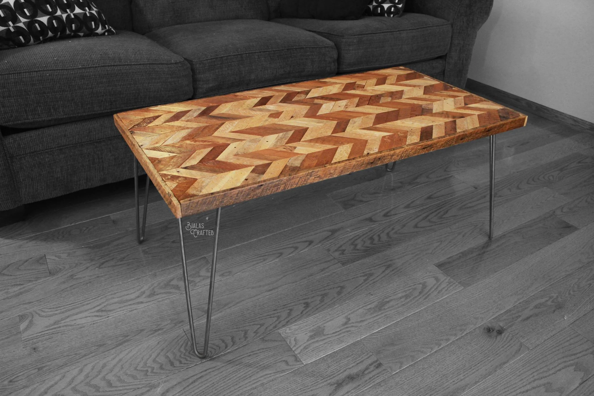 Chevron Coffee table 20x36 $125