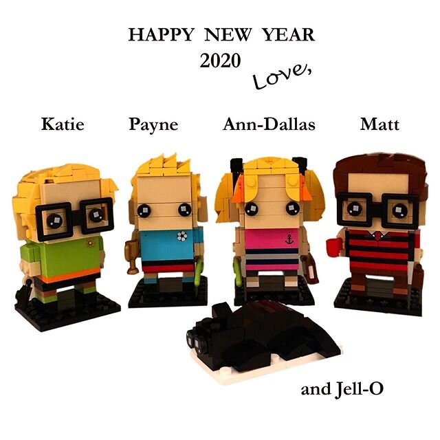 HAPPY NEW Year from our LEGO family.
.
.
.
#happynewyear #happynewyear2020 #jacksonwyoming #jacksonhole #lifeinthemountains #jello #lifewithjello #family #legofamily #lego