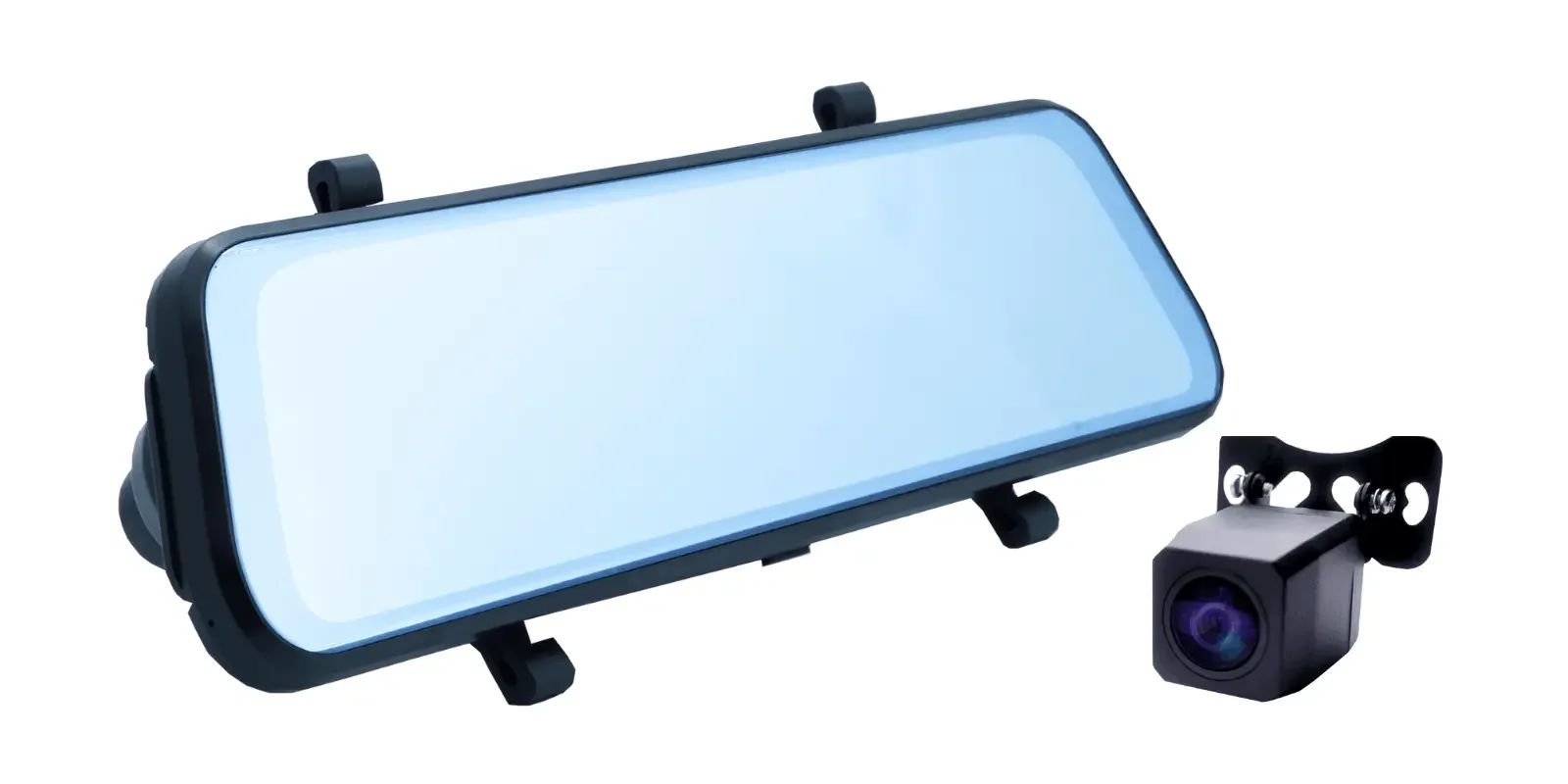 กล้องติดรถยนต์กระจกมองหลัง ABT SMART VIEW SUPER NIGHT VISION 4K WiFi พร้อมกล้องหลัง