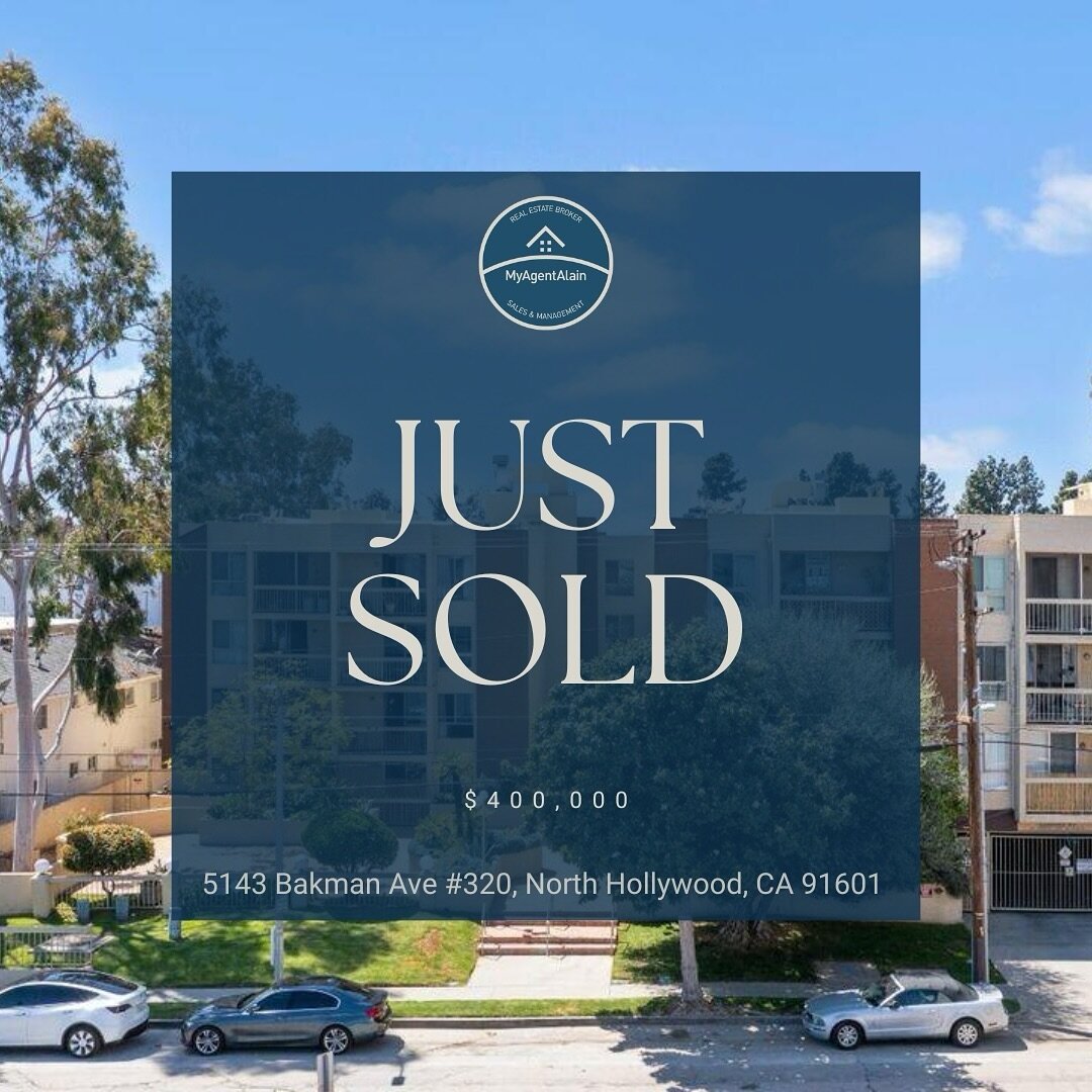 Congratulations to our awesome client on the purchase of their first condo! Thank you for trusting us with this important process!
&zwnj;
📍5143 Bakman Ave. #320
North Hollywood, CA 91601
&zwnj;
🏠 1 Bed | 1 Bath
📐 639 SF
💰 $400,000
&zwnj;
&zwnj;
A