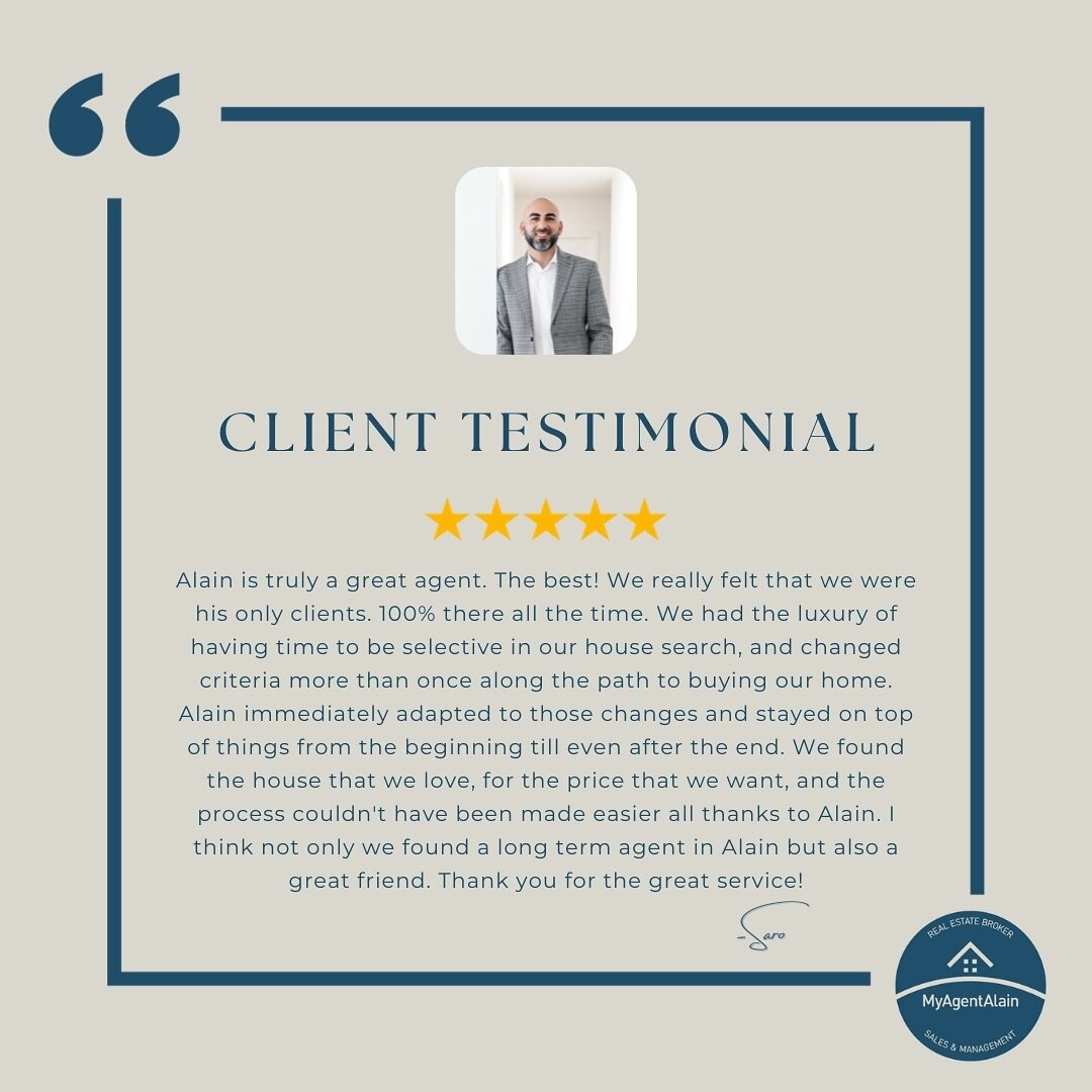 Thrilled to share the positive experiences of our clients! 🌟 Your testimonials inspire us to keep delivering excellence.
&zwnj;
&zwnj;
Alain Babaian
Broker, Realtor&reg;
818.839.0443
DRE# 01890396
&zwnj;