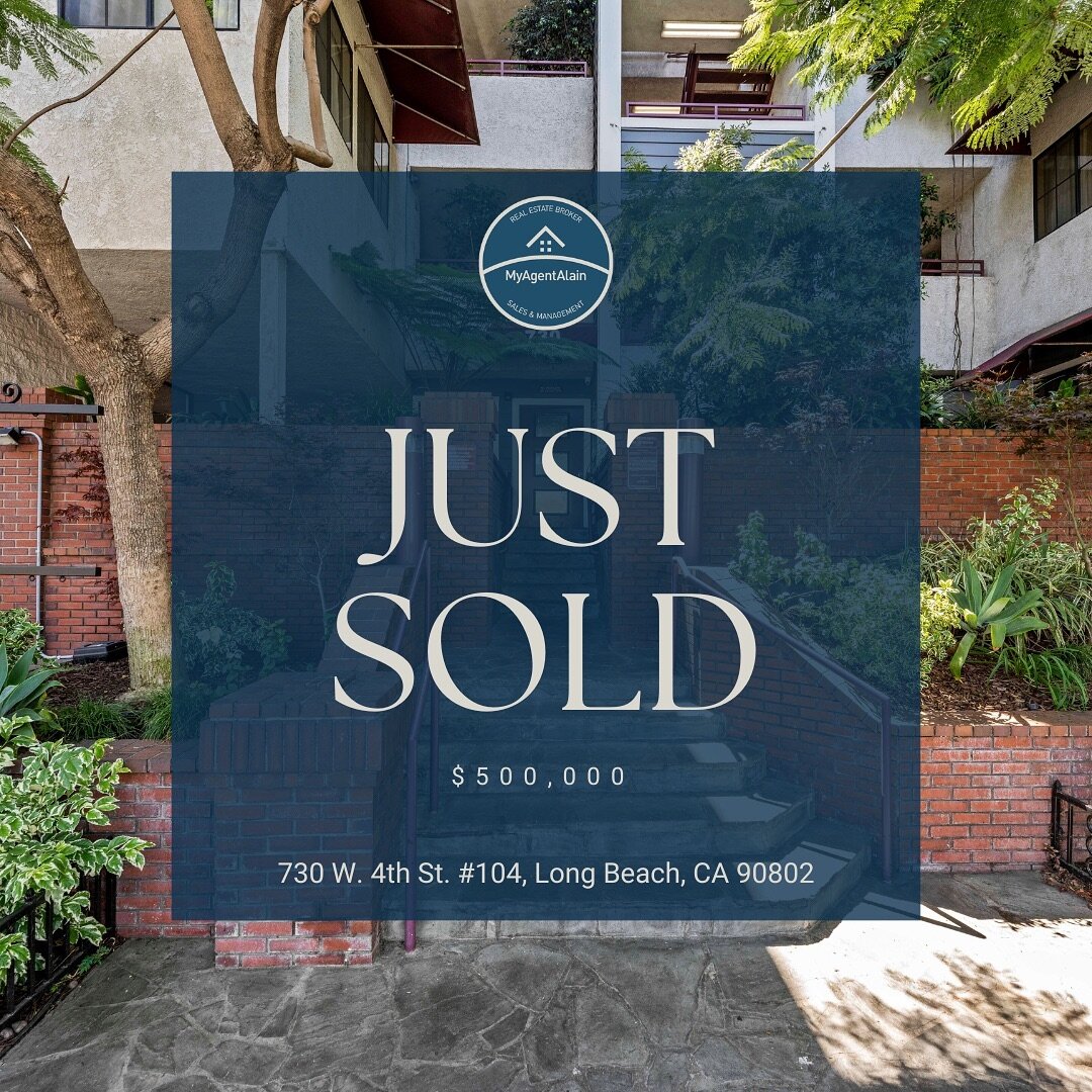 🔥Listed &amp; SOLD IN LESS THAN 24 HOURS&hellip;OVER LIST PRICE🔥
&zwnj;
➖
730 W. 4th St. #104
Long Beach, CA 90802
&zwnj;
🏠 2 Bed | 2 Bath
📐 957 SF
💰$500,000
➖
&zwnj;
Alain Babaian
Broker, Realtor&reg;
818.839.0443
DRE# 01890396
&zwnj;