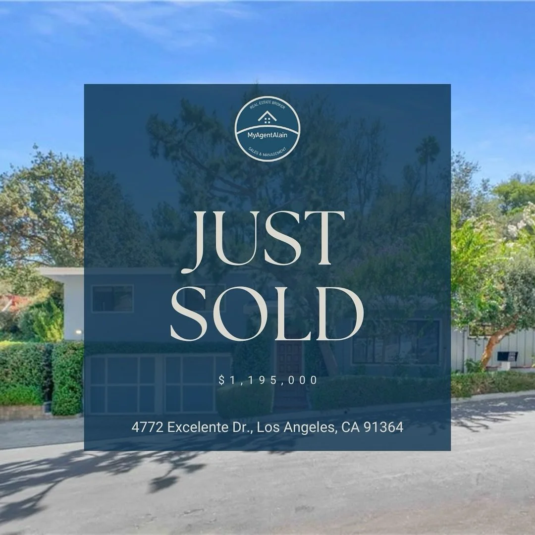📌JUST SOLD📌
&zwnj;
Thrilled for our first-time home buyers closing on this amazing Woodland Hills gem!
&zwnj;
📍Woodland Hills, CA
🏡 3 Bed | 3 Bath
📐 1,595 SF
💰 $1,195,000
&zwnj;
&zwnj;
Alain Babaian
Broker, Realtor&reg;
DRE 01890396