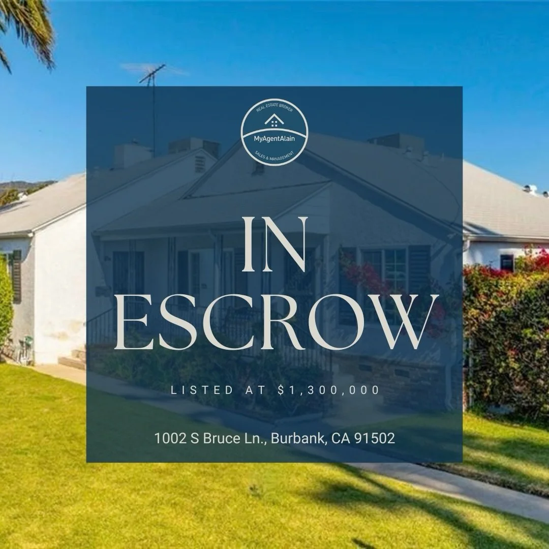 💥In Escrow!💥
&zwnj;
Closing out the week with another one under contract! Great win for our clients!
&zwnj;
📍Burbank, CA
🏢 2 Units - 4 Bed | 3 Bath
📐 1,920 Rentable SF
💰 Listed at $1,300,000
&zwnj;
&zwnj;
Alain Babaian
Broker, Realtor&reg;
DRE 