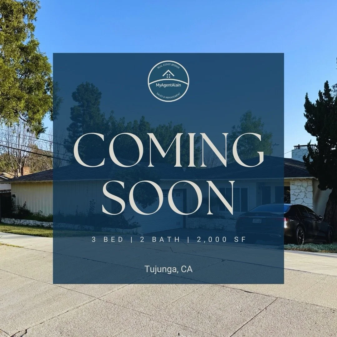 💥Coming Soon💥

Highly desirable Tujunga neighborhood, turn-key home!

📍Tujunga, CA
🏡 3 Bed | 2 Bath
📐 2,000 SF
💰 Price Upon Request

Alain Babaian
Broker, Realtor&reg; 
DRE# 01890396
