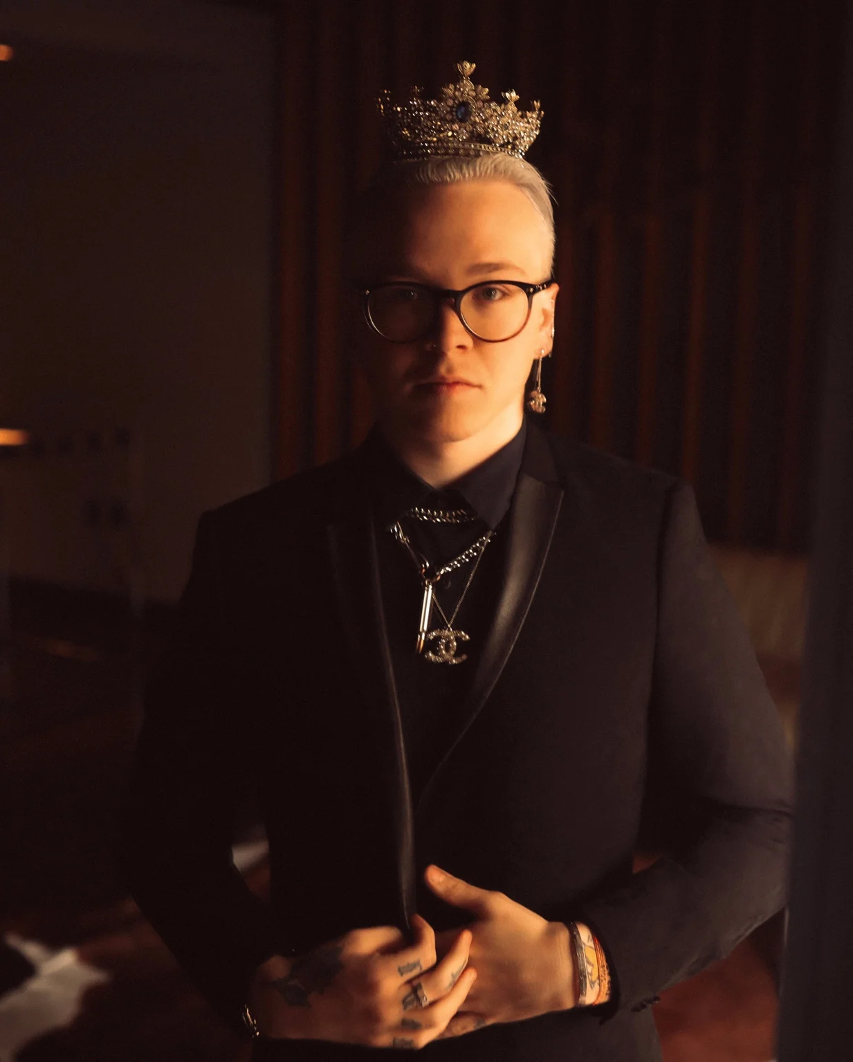 “The CEO and president of Juice Krate Media Group, he’s the Chanel brooch-wearing den mother to a group of angelic-looking boys building up their Instagram followings.”