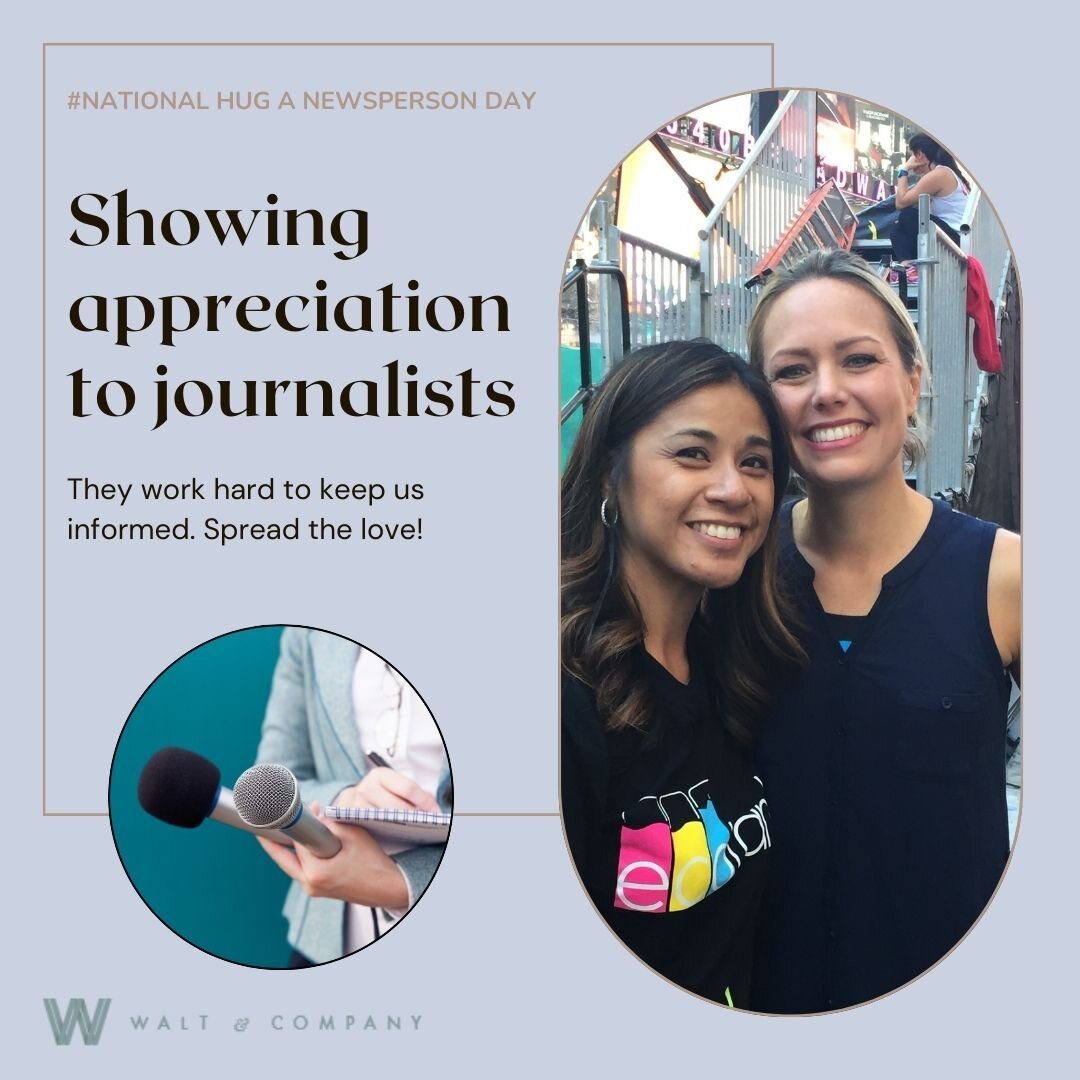 Co-President Merritt Woodward shares feedback on #waltcrewvoices about working with reporters for #HugANewspersonDay. Read more on walt.com.