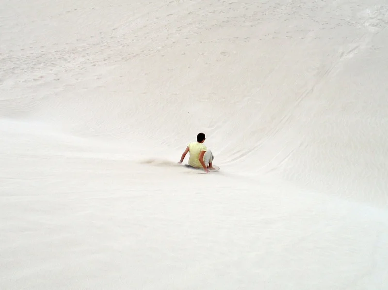 Sand boarding, Argentina - Photo: Donna Cymek