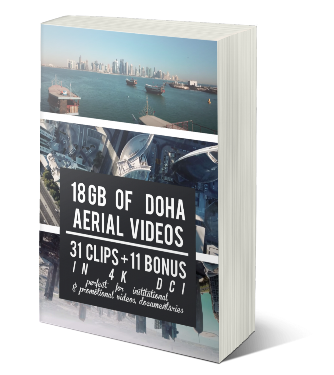 18 gigs of Doha aerial videos 