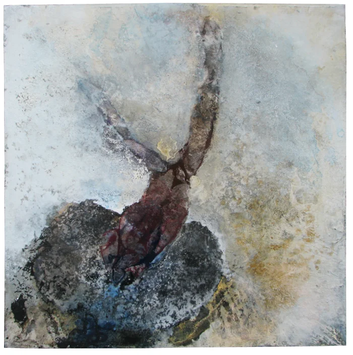 U.T 2012. Aske, pigment og akryl 120x120