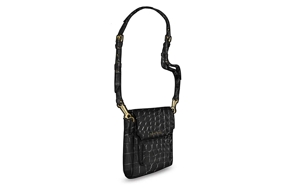 Bandolier Hip Bag - Noir Coloured Sketch