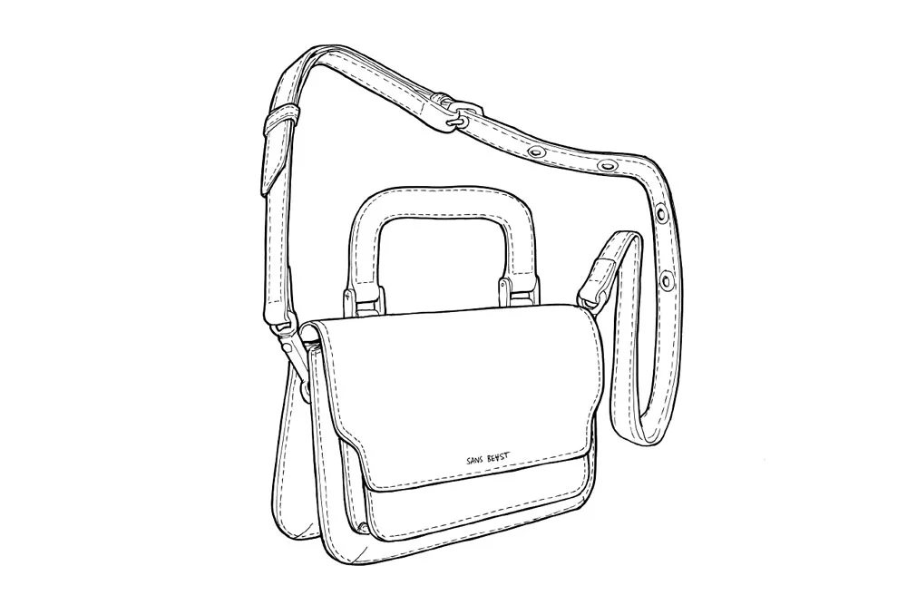 READER SATCHEL - 1ST SKETCH