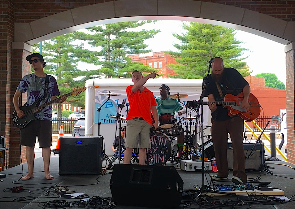 Rocking Away at the Blue Plum