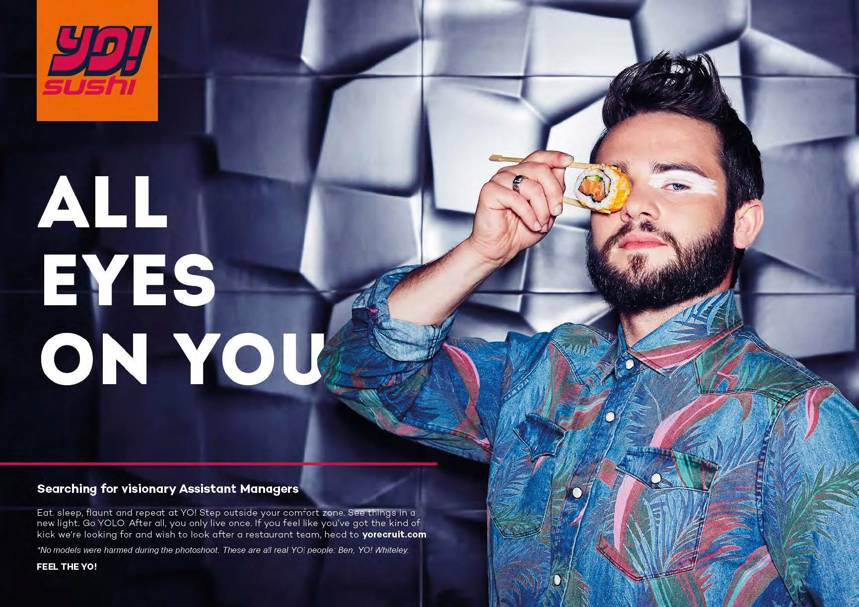 Yo Sushi 2015 Recruitment Campaign