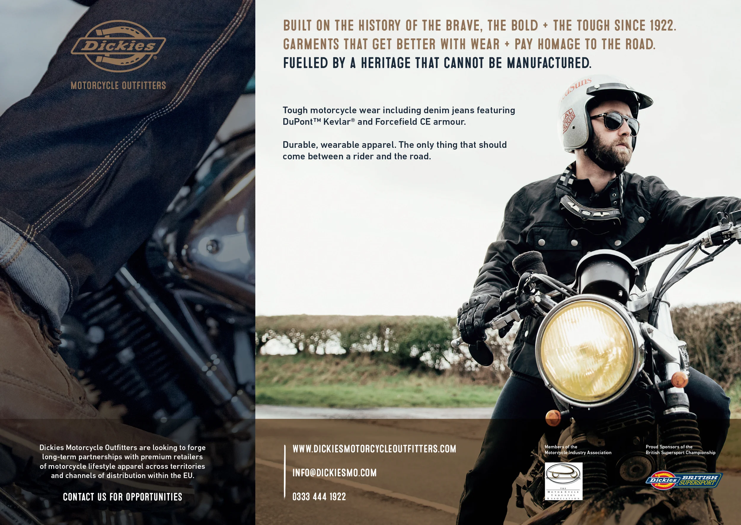 Dickies Motorcycle Outfitters Campaign