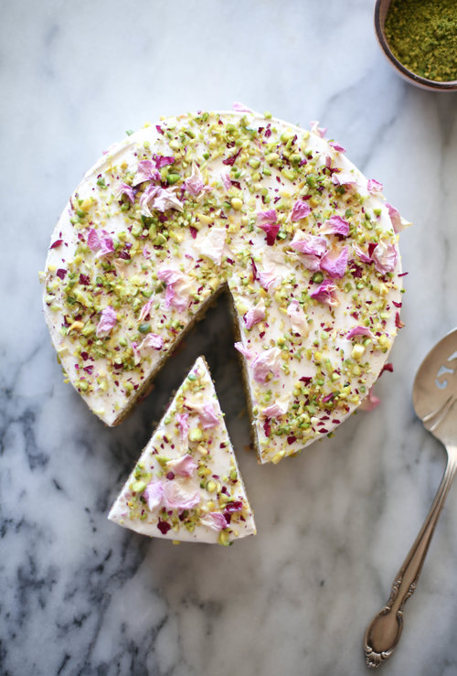 Pistachio Rose Cake 5